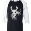 Hollow Knight grey white sleeves raglan tees