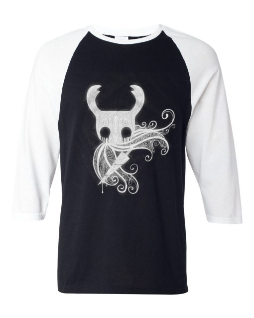 Hollow Knight grey white sleeves raglan tees