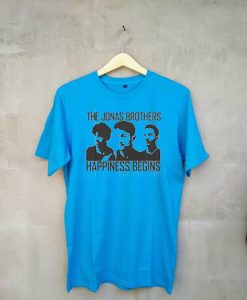 Jonas Brothers Happines begin premium blue tees