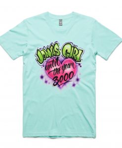 Jonas Girl Custom Airbrushed Green mint tshirts