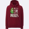 Just a Girl Who Loves Pickles Maroon Hoodie