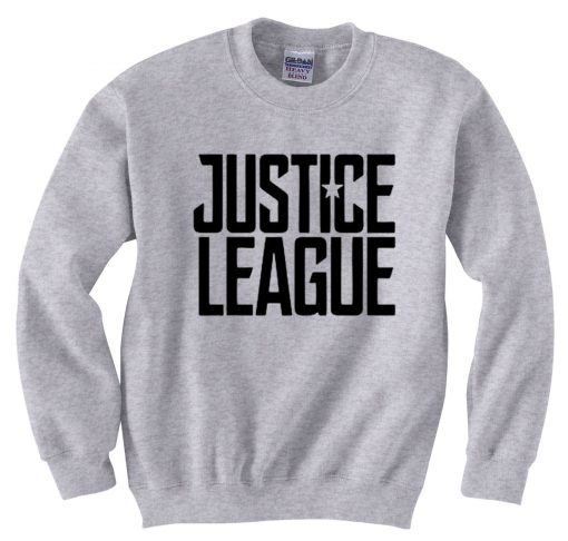 Justice League Exclusive grey sweatshirts