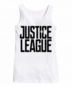 Justice League Exclusive white tank top