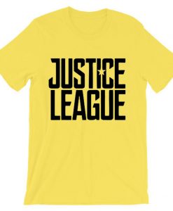 Justice League Exclusive yellow t shirts