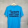 Keith SCOTT Body Shop One Tree Hill Unisex blue tees