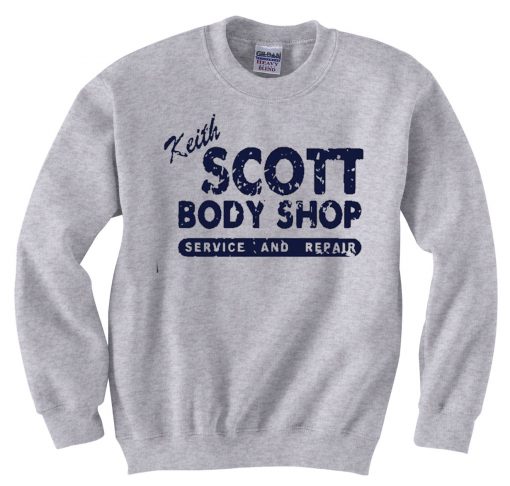 Keith SCOTT Body Shop One Tree Hill Unisex grey sweatshirrts