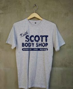 Keith SCOTT Body Shop One Tree Hill Unisex grey tees