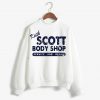 Keith SCOTT Body Shop One Tree Hill Unisex white sweatshirrts