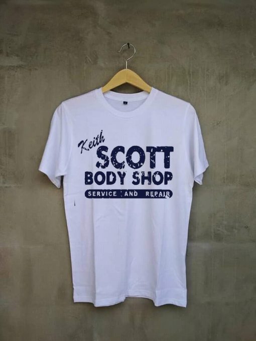 Keith SCOTT Body Shop One Tree Hill Unisex white tees