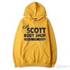 Keith SCOTT Body Shop One Tree Hill Unisex yellow Hoodie