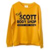 Keith SCOTT Body Shop One Tree Hill Unisex yellow sweatshirrts