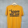 Keith SCOTT Body Shop One Tree Hill Unisex yellow tees