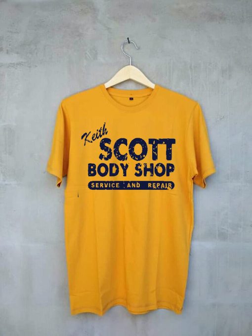 Keith SCOTT Body Shop One Tree Hill Unisex yellow tees