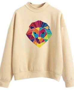 LION cream sweatshirts