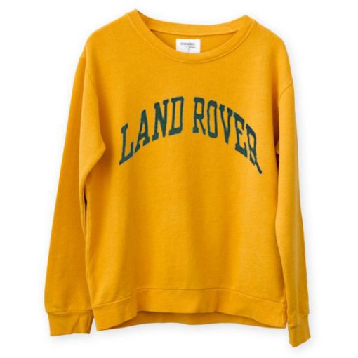 Land Rover Unisex yellow Sweatshirts