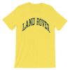 Land Rover Unisex yellow t shirts