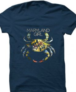 Maryland Girl blue navy t shirts