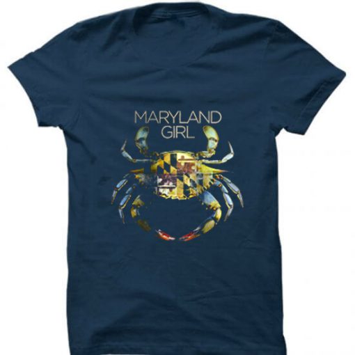 Maryland Girl blue navy t shirts