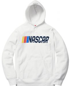 NASCAR White Hoodie