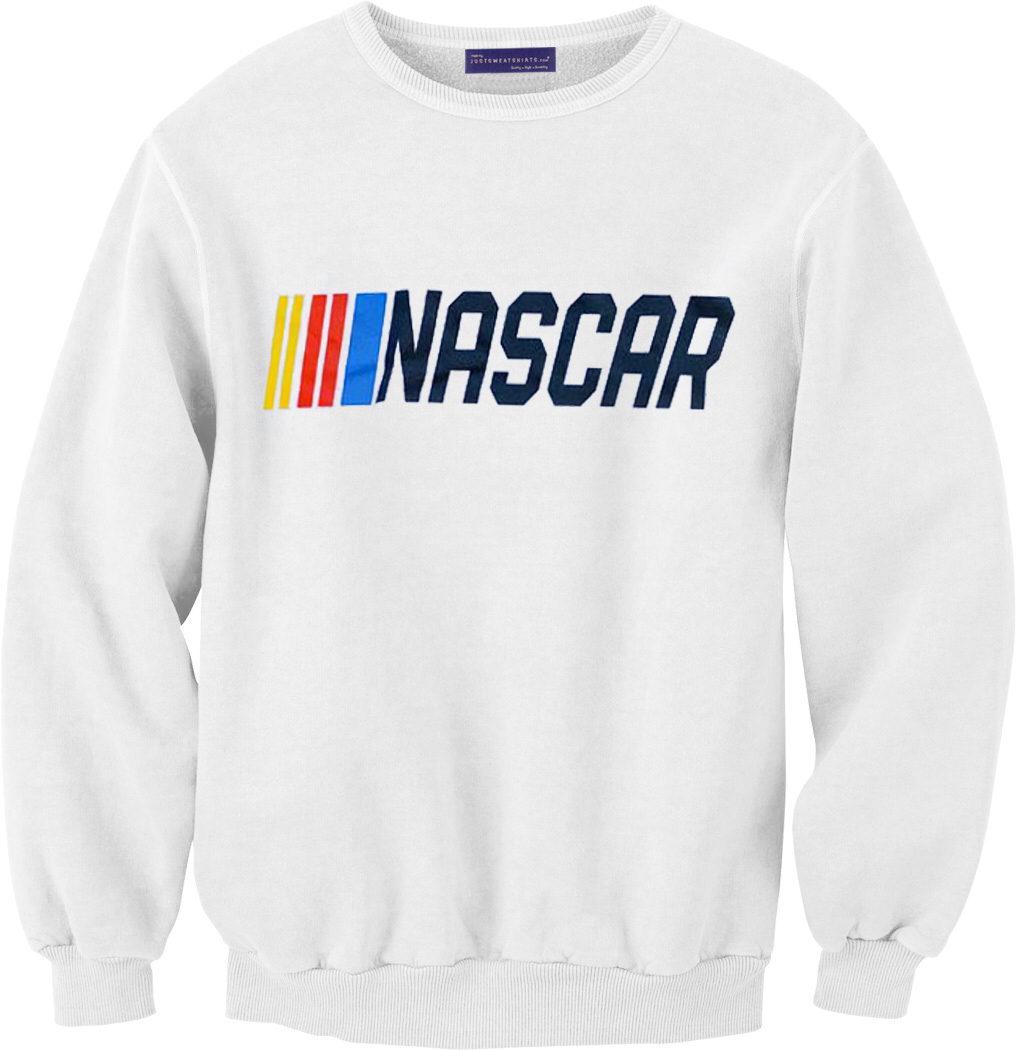 Nascar White Sweatshirts