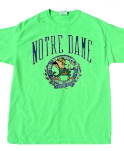 NORTE DAME Green tees