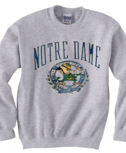 NORTE DAME Grey Sweartshirts