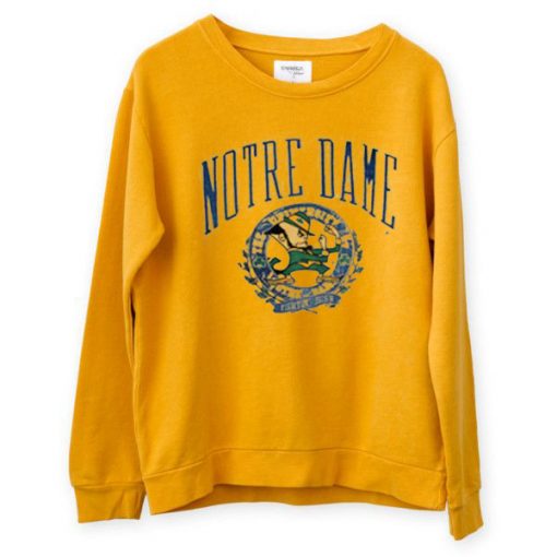 NORTE DAME Yellow Sweartshirts