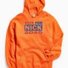 Nick Jonas Running for President Orange Hoodie