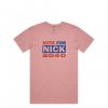 Nick Jonas Running for President Pink Tshirts