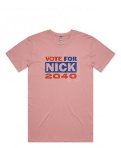 Nick Jonas Running for President Pink Tshirts