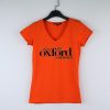 Oxford Comma orange v neck t shirts Oxford Comma orange v neck t shirts