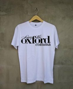 Oxford Comma white t shirts