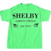 Shelby Company green t shirts