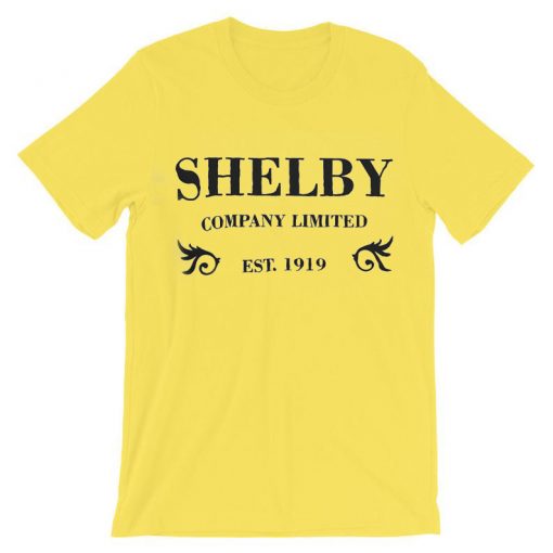 Shelby Company yelow t shirts