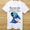 T shirt Ohana Means Family white tees