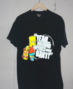 The Simpsons Bart Black Tshirts