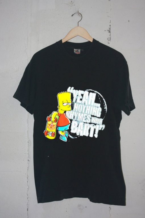 The Simpsons Bart Black Tshirts