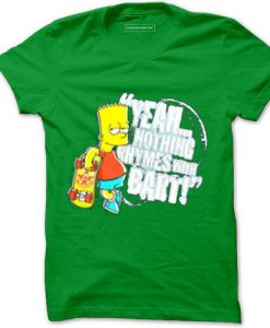 The Simpsons Bart Green Light T Shirt