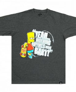 The Simpsons Bart Grey T Shirt