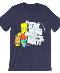 The Simpsons Bart Purple T Shirt