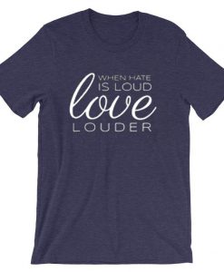 When Hate is Loud PurpleT shirts