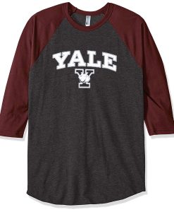 Yale Grey Brown Sleeves Raglan T shirts