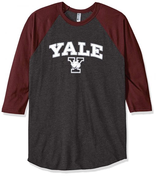 Yale Grey Brown Sleeves Raglan T shirts