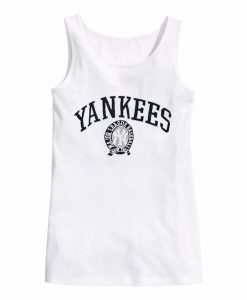 Yankee white tank top