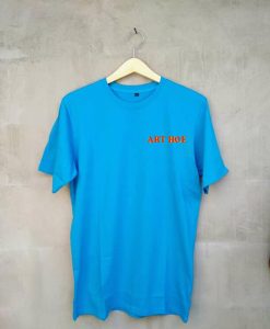 art hoe blue T-shirt