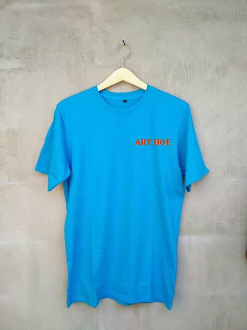 art hoe blue T-shirt