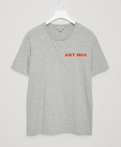 art hoe grey T-shirt