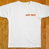 art hoe white T-shirt