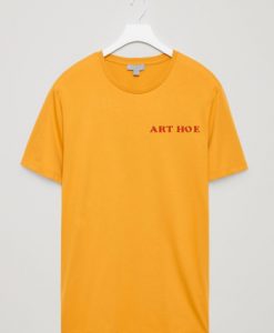 art hoe yellow t shirts