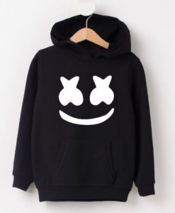 kids mello marshmellow black Hoodie